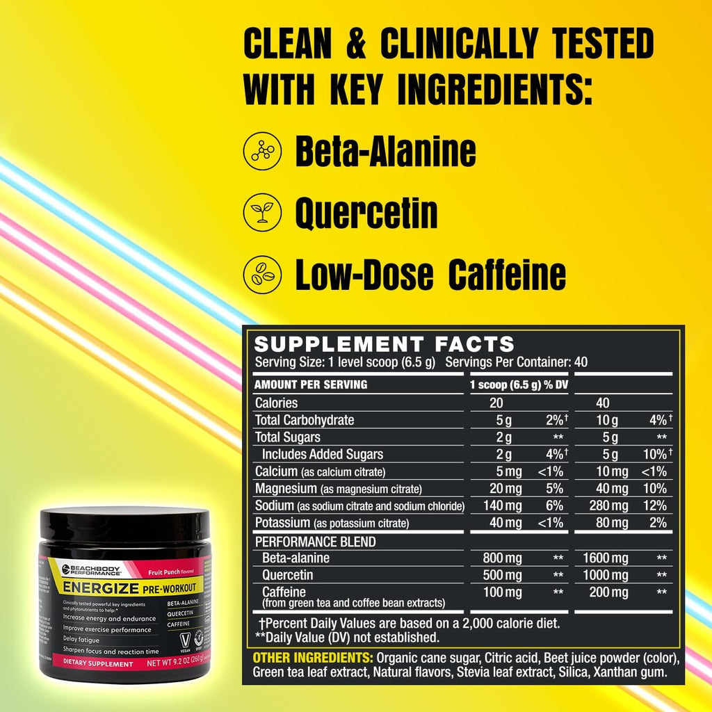 Bodi Energize Pre Workout Powder