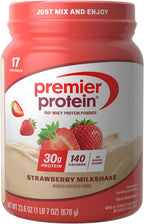 Premier Protein 30G High Protein Powder, 100% Whey, Vanilla, 17 Servings | No Added Sugar, Supports Muscle Health, Soy & Gluten-Free, 1.5 Lb
