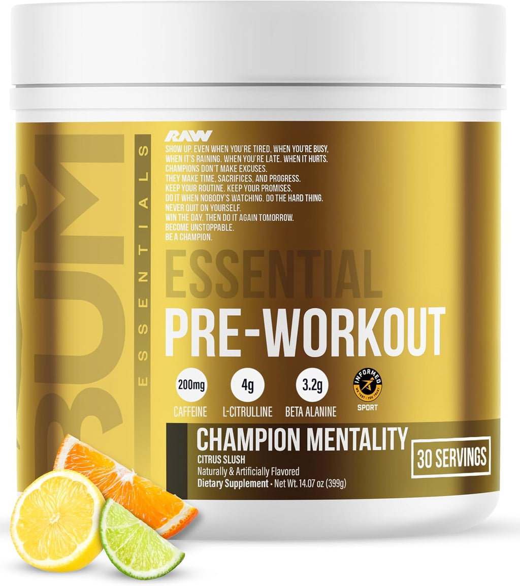 RAW Nutrition Pre Workout Powder