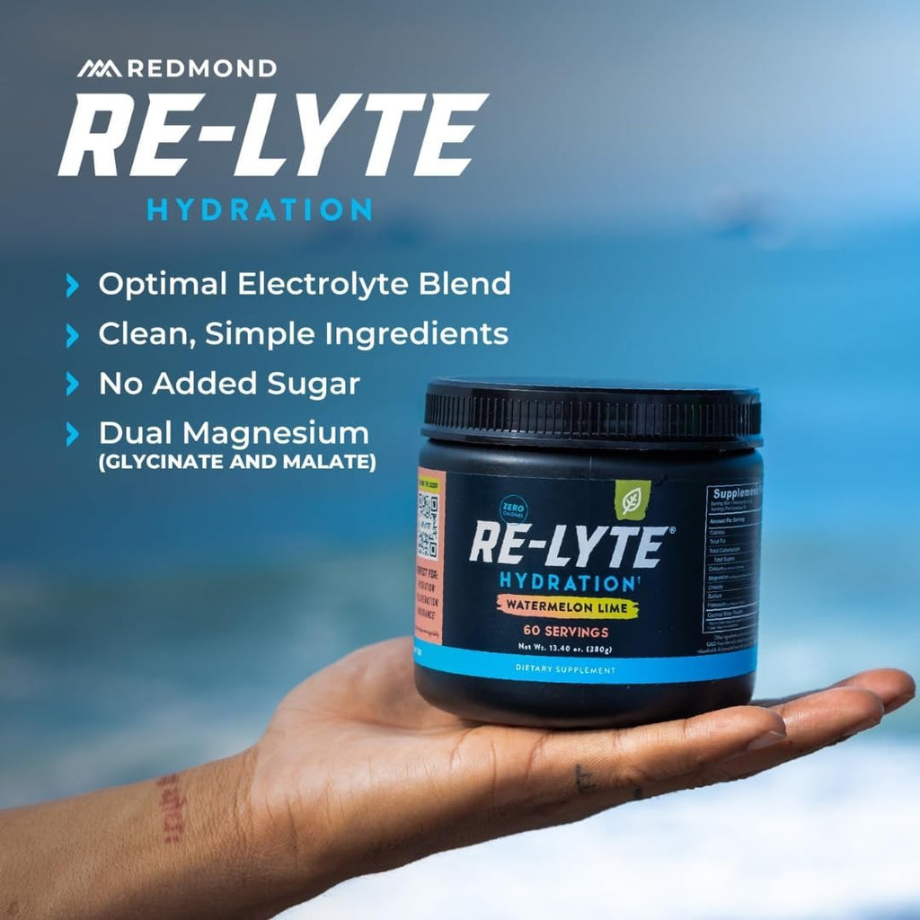 Redmond Re-Lyte Sugar Free Electrolyte Powder Drink Mix