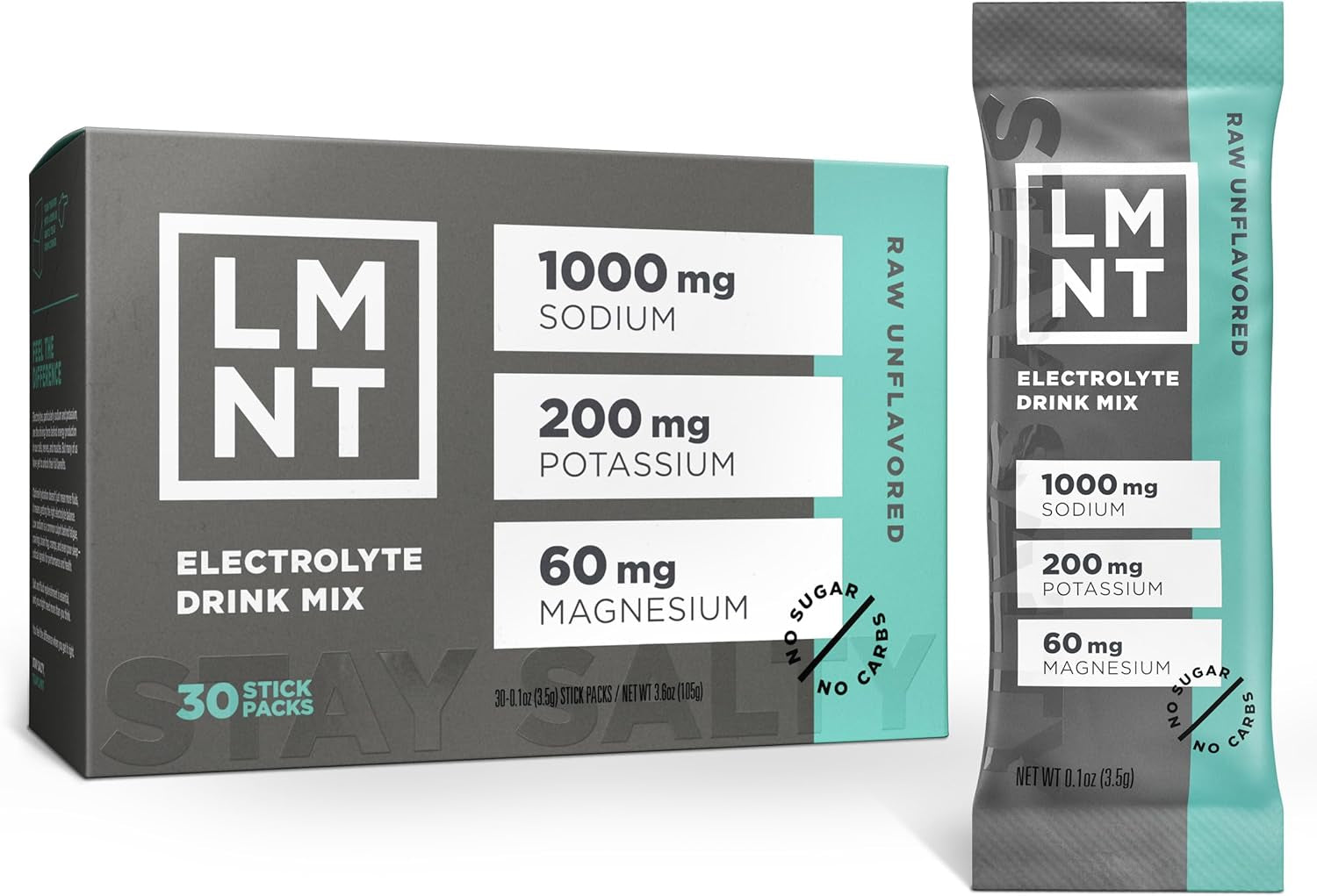 LMNT Zero Sugar Electrolyte Packets