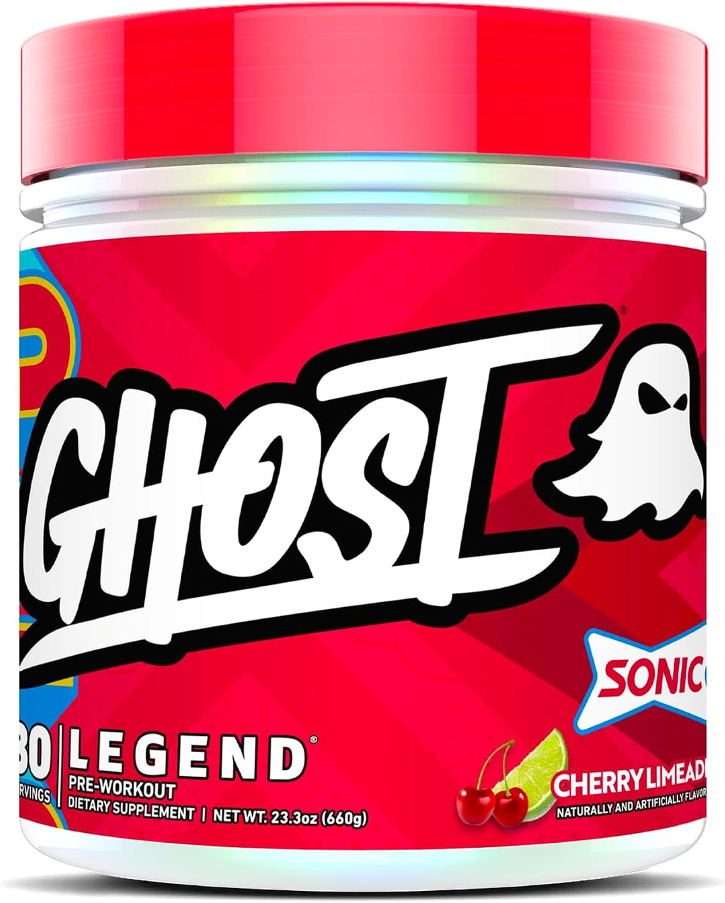 GHOST Legend Pre-Workout Powder, Sydney Cummings Mango Colada, 20 Servings