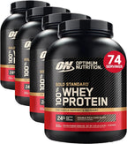 Optimum Nutrition Gold Standard 100% Whey Protein Powder, Vanilla Ice Cream, 2 Pound (Packaging May Vary) | 24G 100% Whey Protein per Serving, with Bcaas, Gluten Free, Banned Substance Tested, Easy Mixing, Muscle Support & Recovery