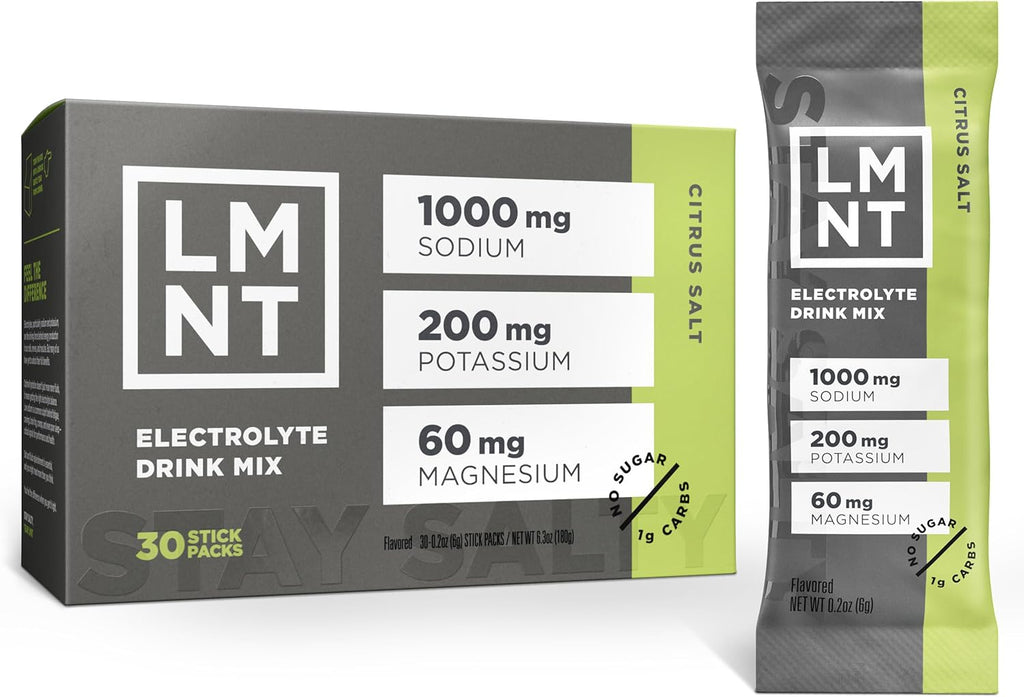 LMNT Zero Sugar Electrolyte Packets