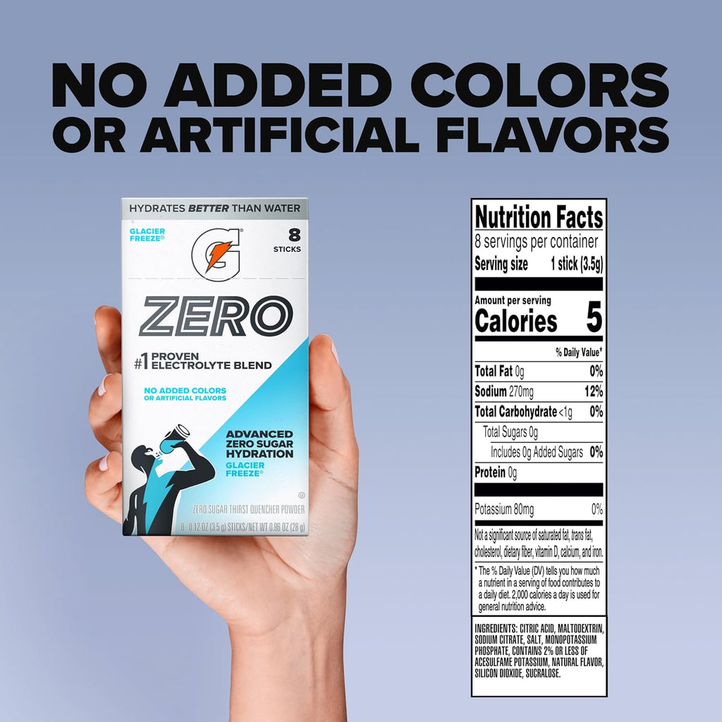 Gatorade Zero Electrolyte Powder Drink Mix