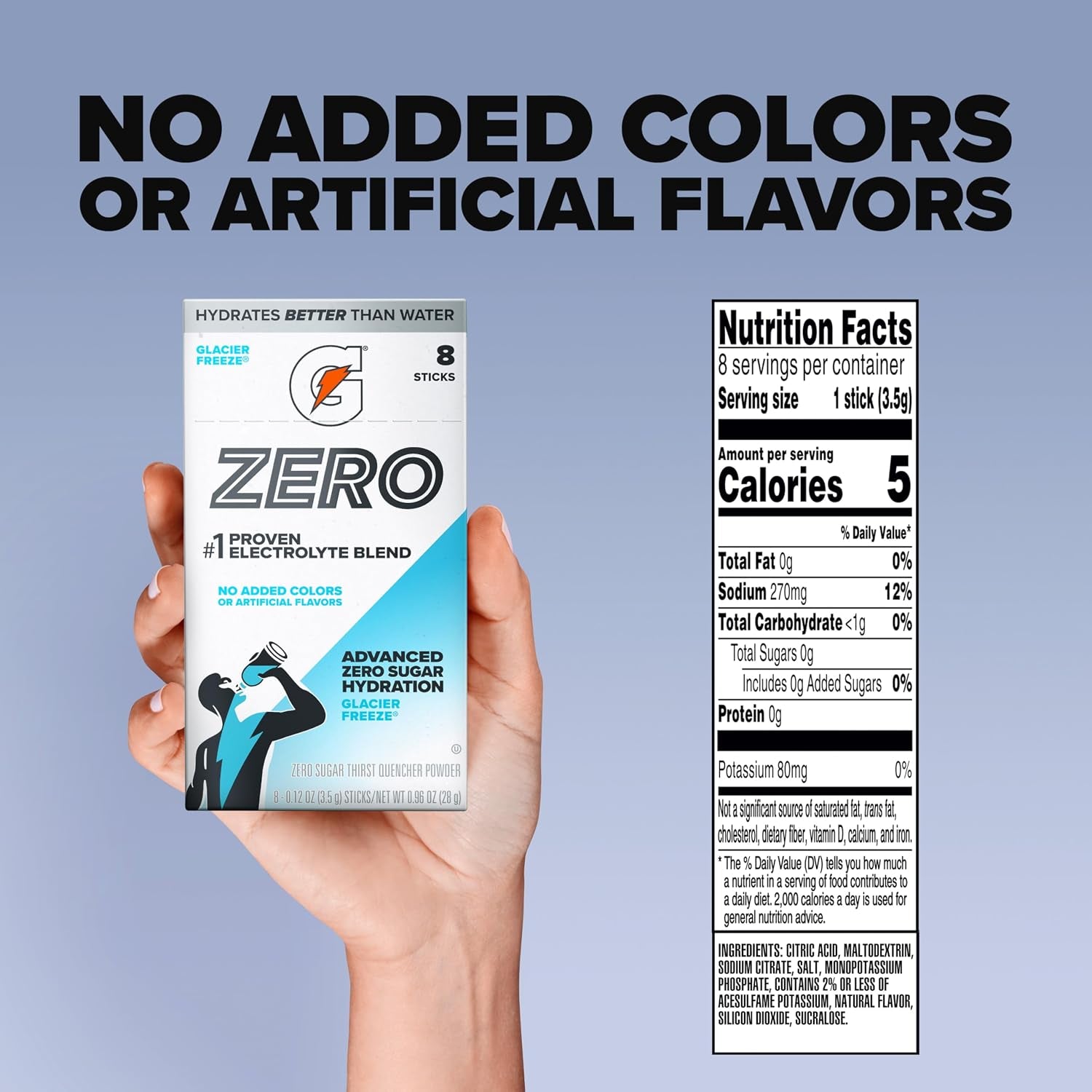 Gatorade Zero Electrolyte Powder Drink Mix