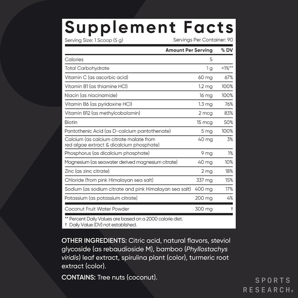 Sports Research® Hydrate Electrolytes