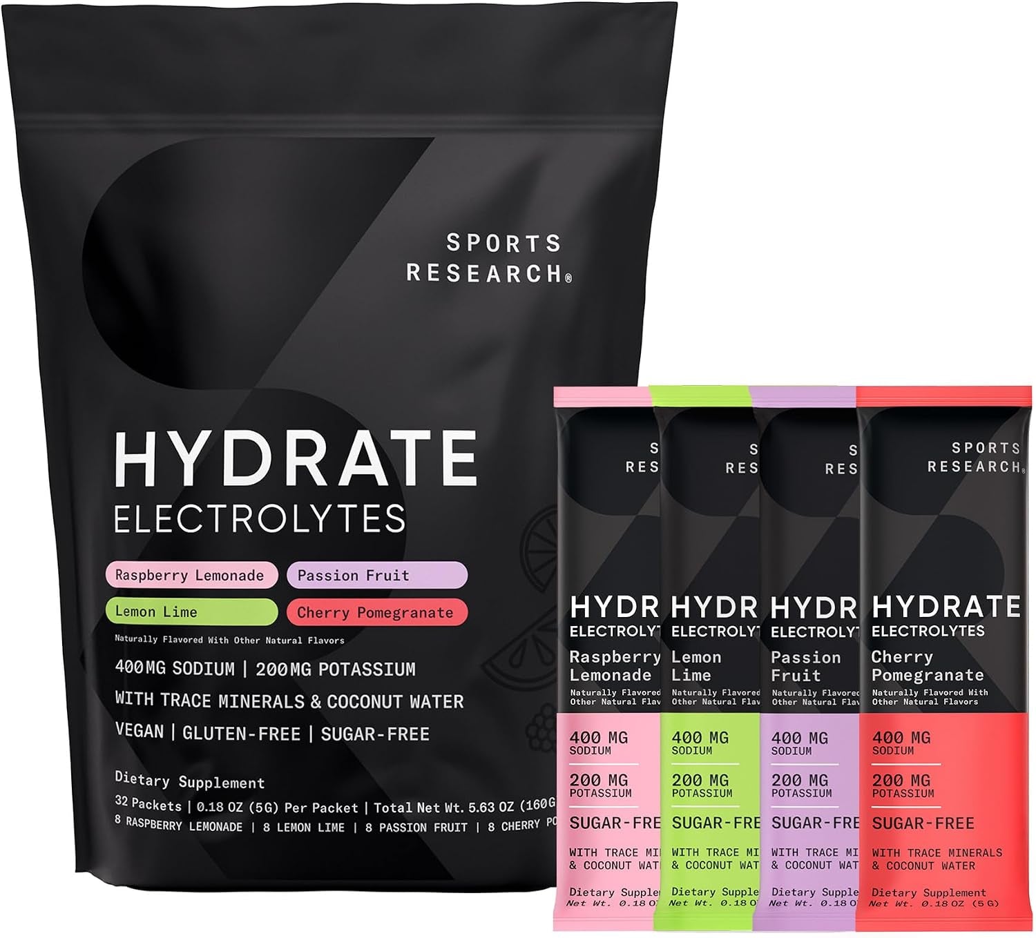 Sports Research® Hydrate Electrolytes