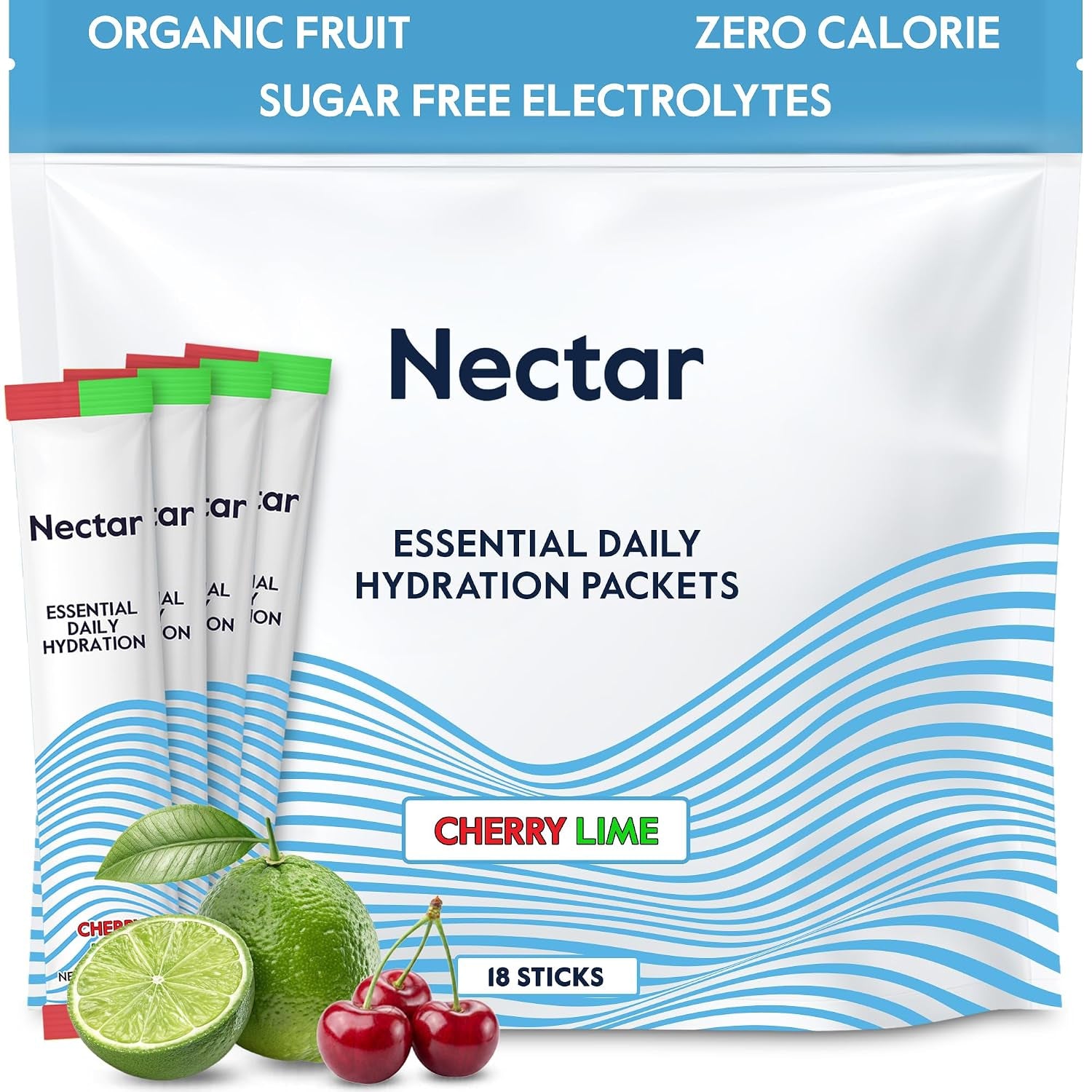 Nectar Hydration Electrolytes Powder Packets