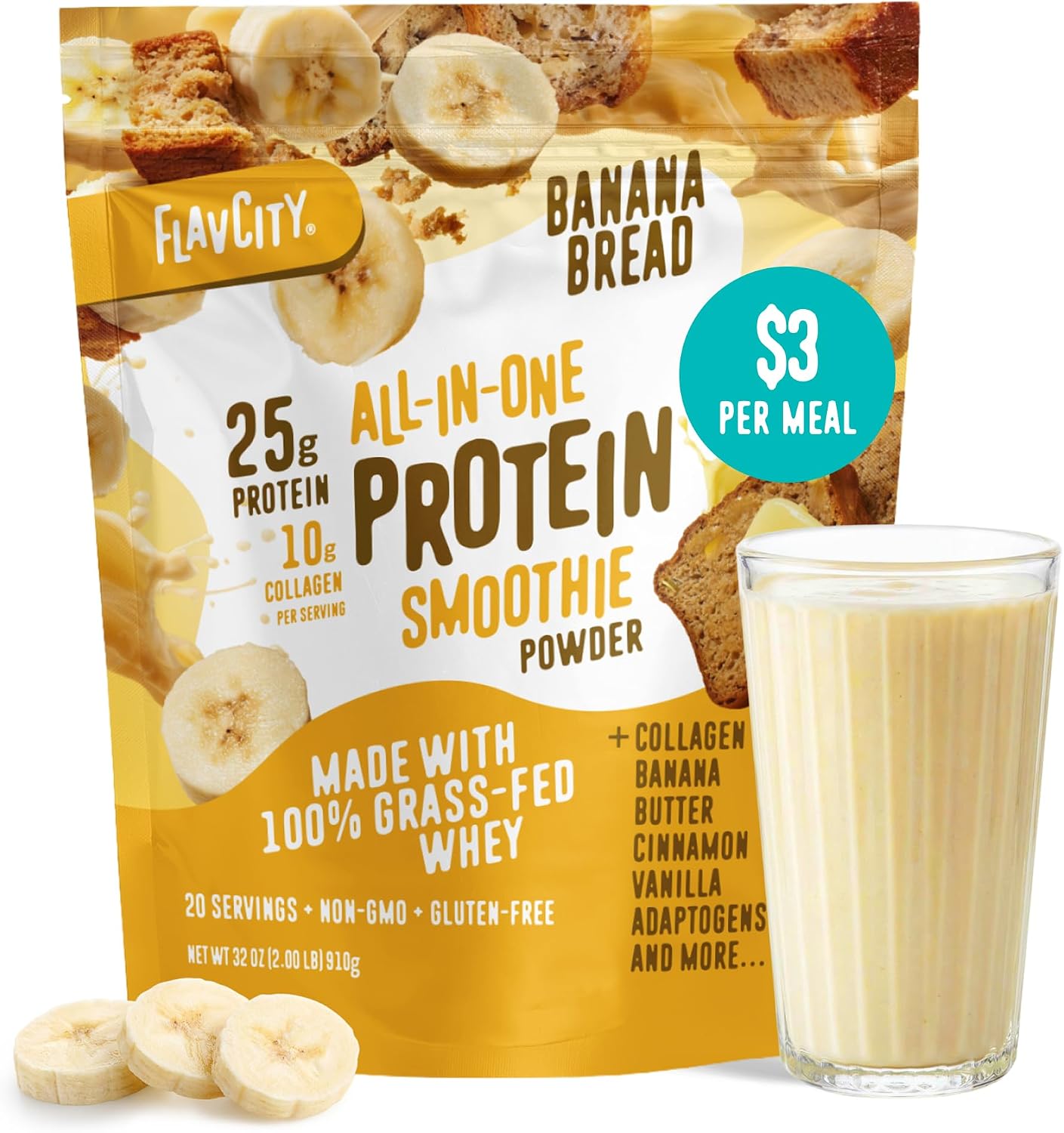 Flavcity Vanilla All in One Protein Shake Powder