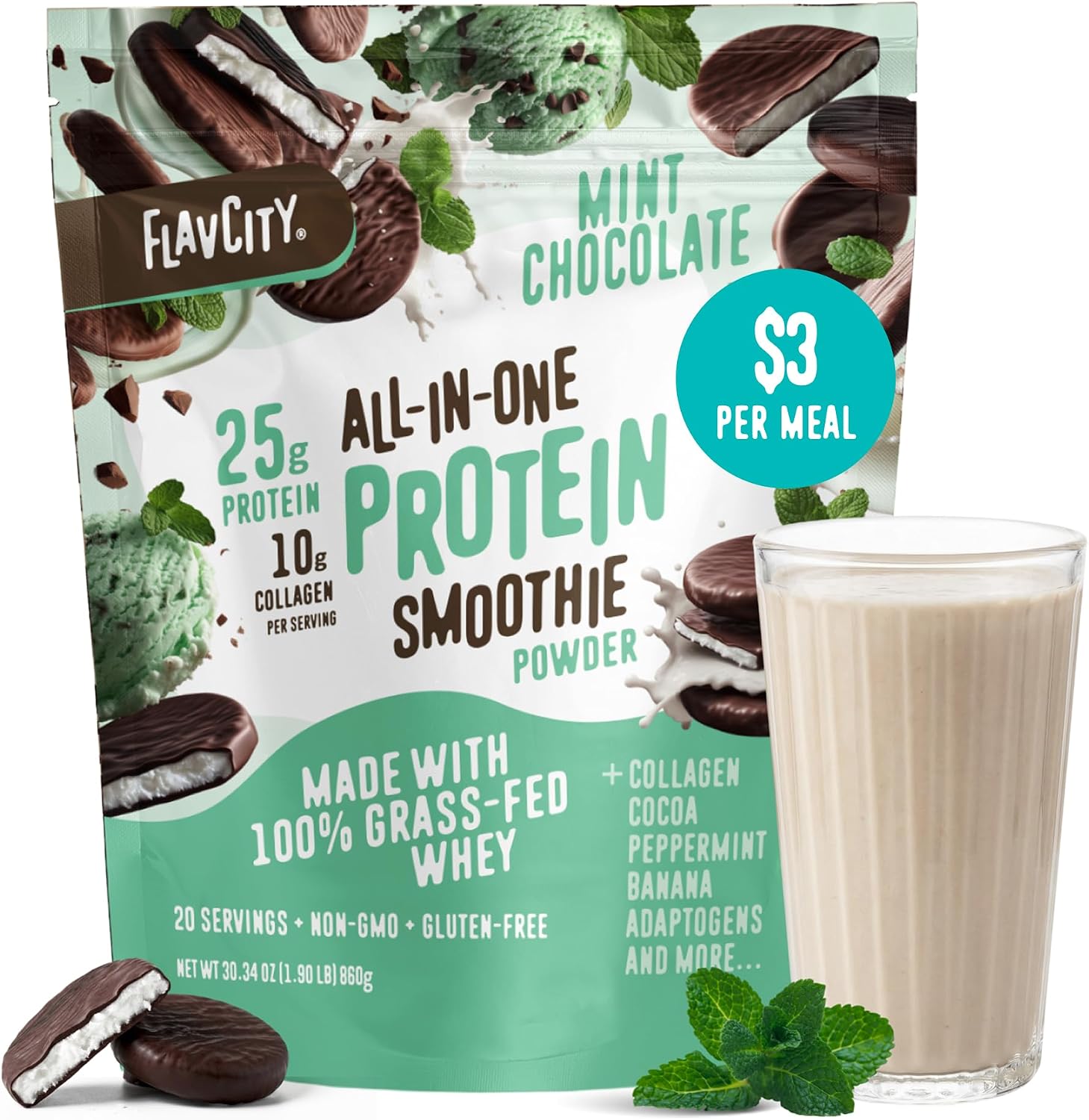 Flavcity Vanilla All in One Protein Shake Powder