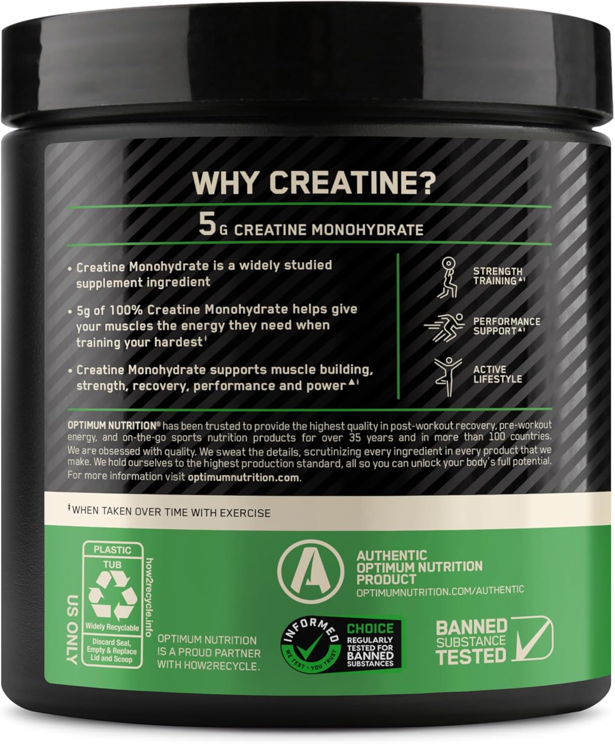 Optimum Nutrition Creatine Monohydrate Powder