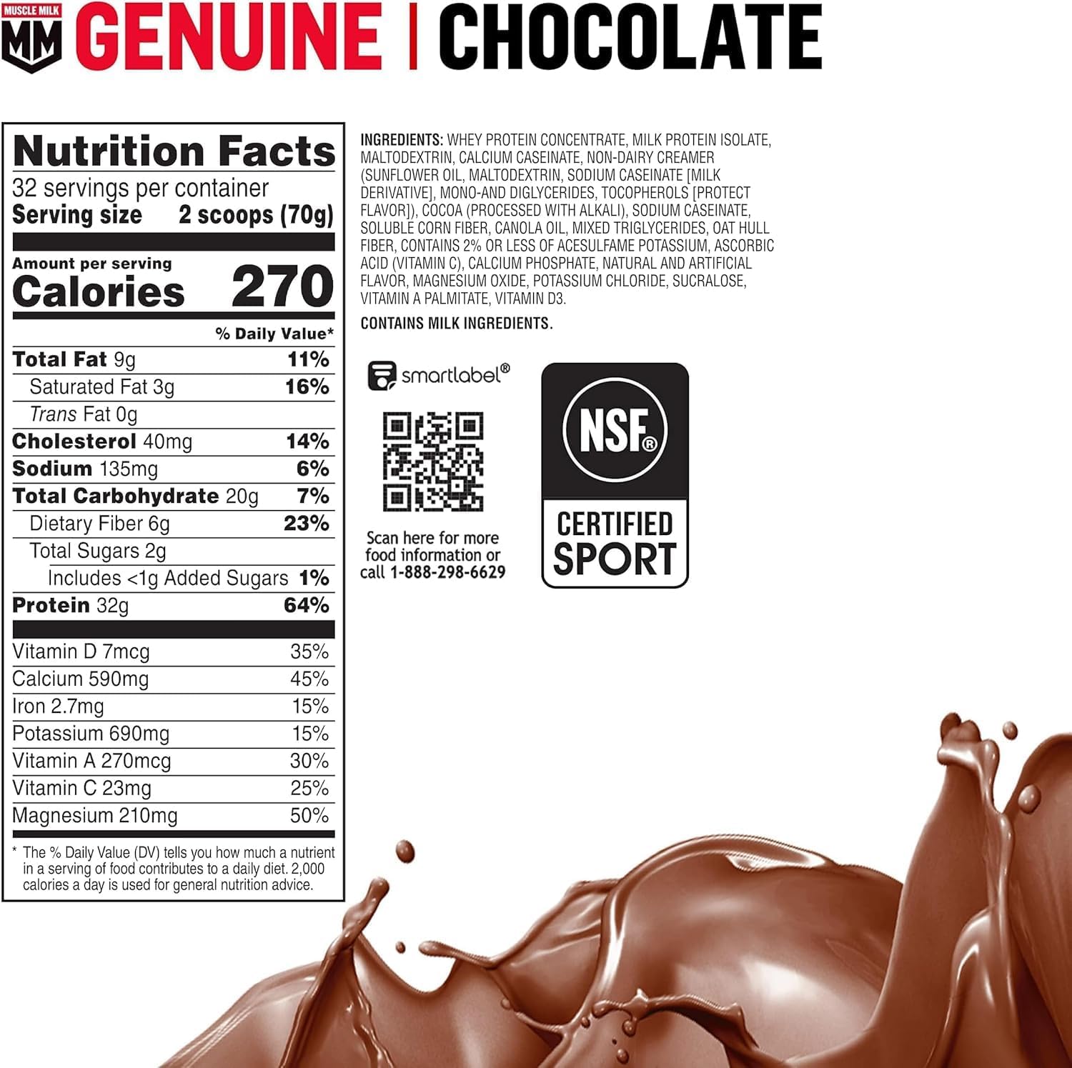 Muscle Milk Genuine Protein Powder