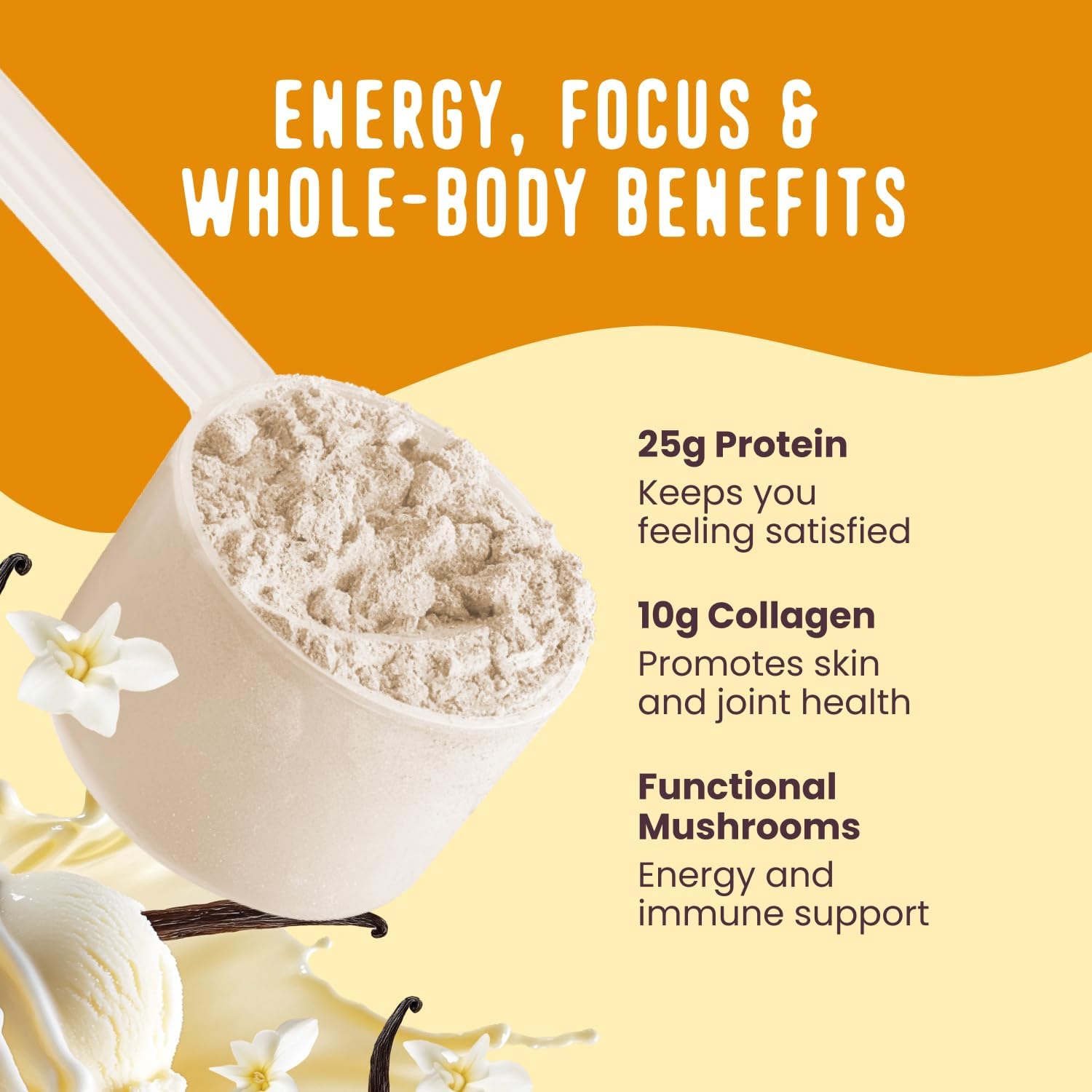 Flavcity Vanilla All in One Protein Shake Powder