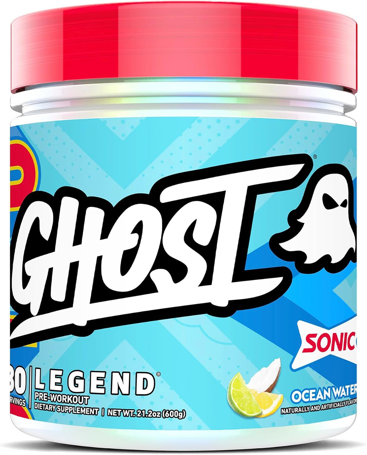GHOST Legend Pre-Workout Powder, Sydney Cummings Mango Colada, 20 Servings