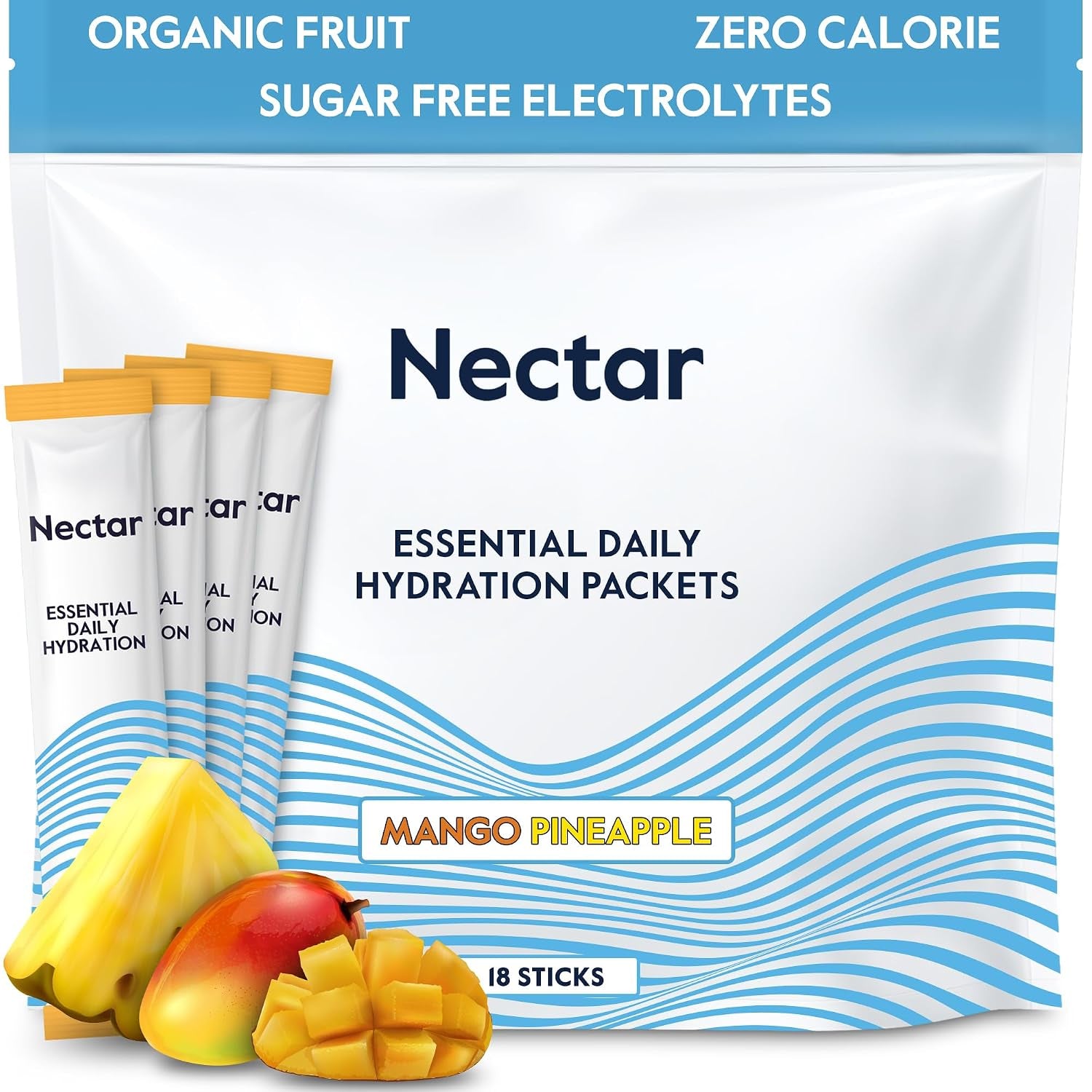 Nectar Hydration Electrolytes Powder Packets