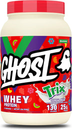 GHOST Whey Protein Powder, Chocolate Chip Cookies - 2.2LB, 25G of Protein | Whey Protein Isolate & Concentrate Blend - Post Workout Shake, Smoothies - Soy & Gluten-Free - 2.2LB Tub, 26 Servings