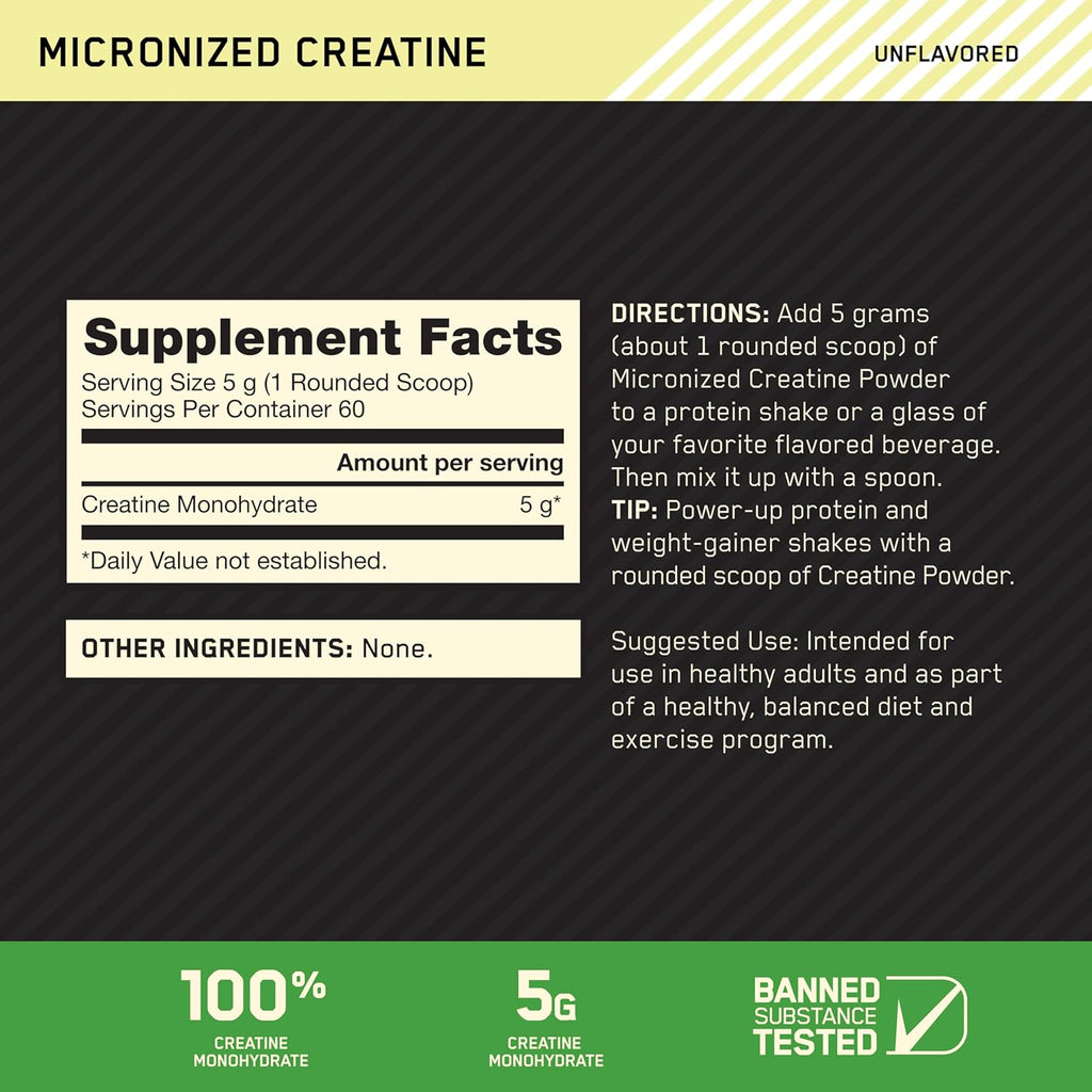 Optimum Nutrition Creatine Monohydrate Powder