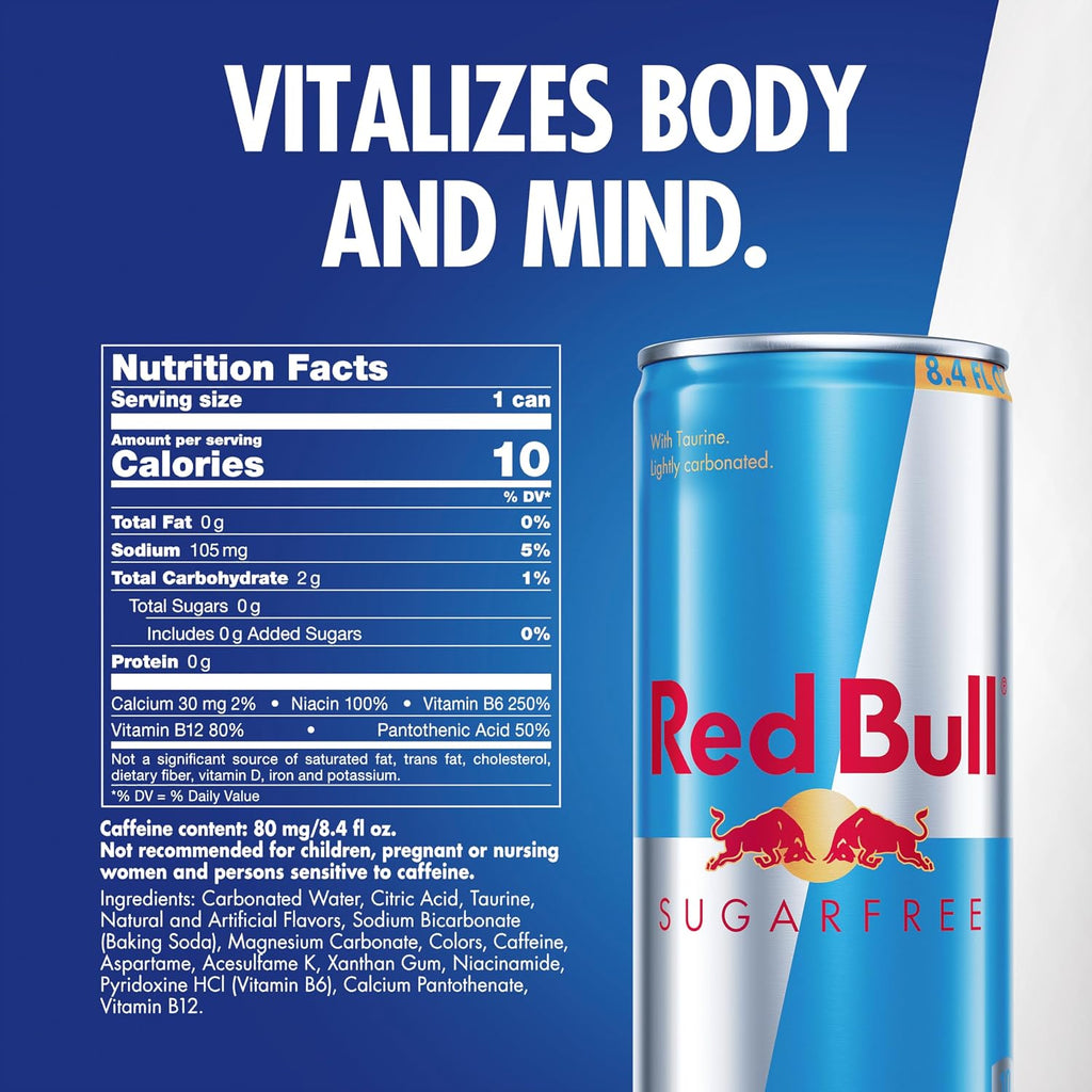 Red Bull Sugar Free Energy Drink