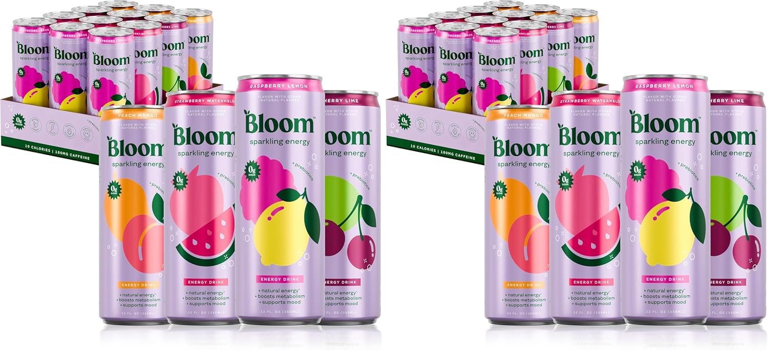 ALL Bloom Nutrition Sparkling Energy Drink