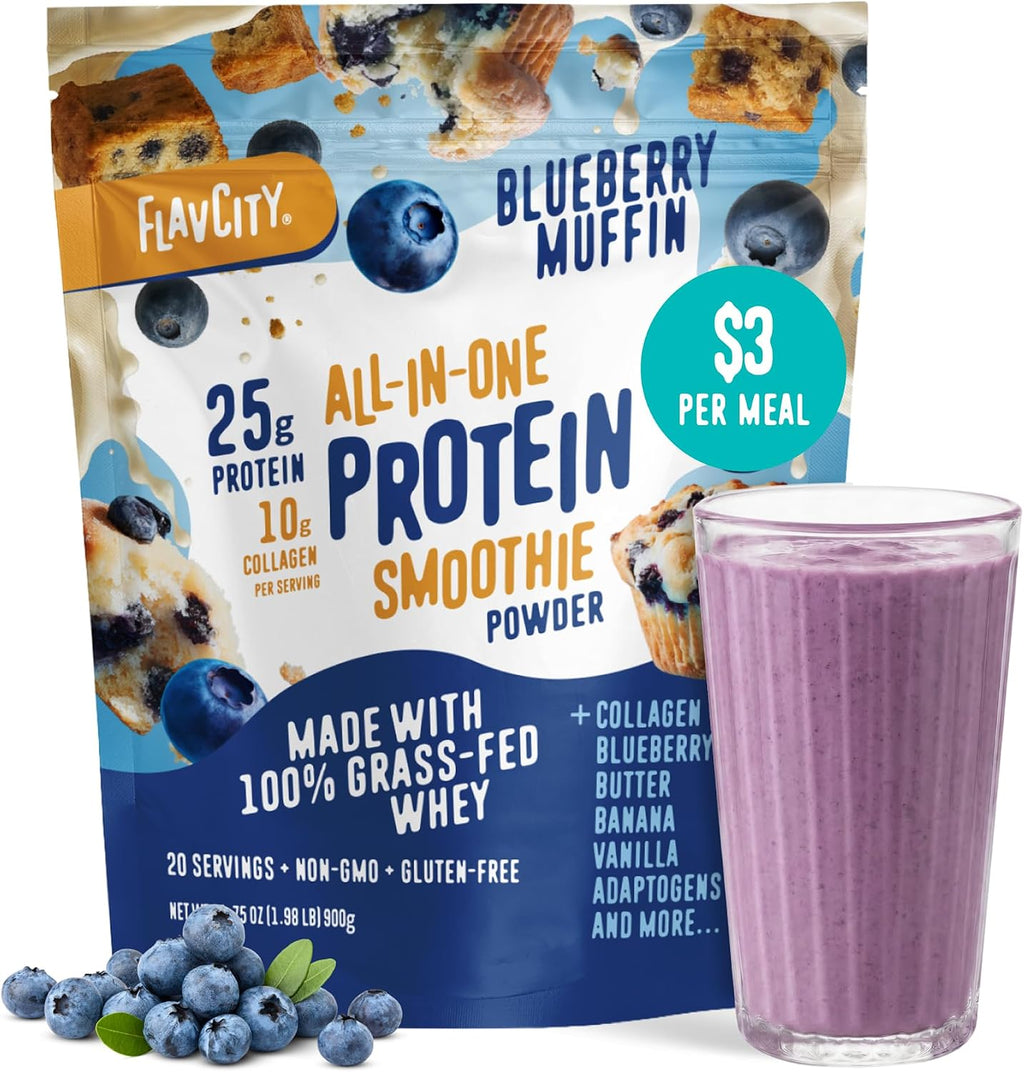 Flavcity Vanilla All in One Protein Shake Powder