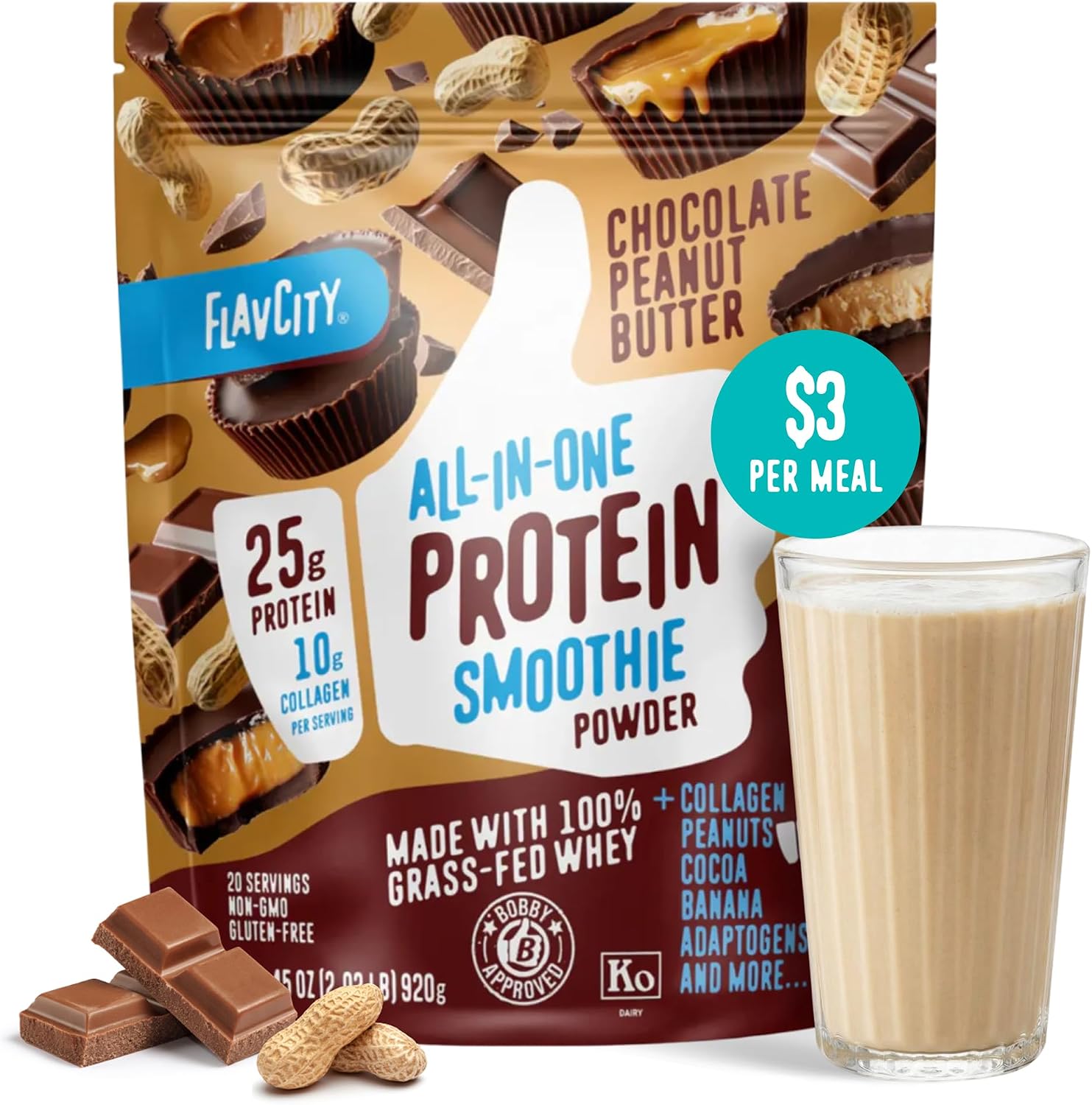 Flavcity Vanilla All in One Protein Shake Powder