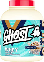 GHOST Whey Protein Powder, Chocolate Chip Cookies - 2.2LB, 25G of Protein | Whey Protein Isolate & Concentrate Blend - Post Workout Shake, Smoothies - Soy & Gluten-Free - 2.2LB Tub, 26 Servings