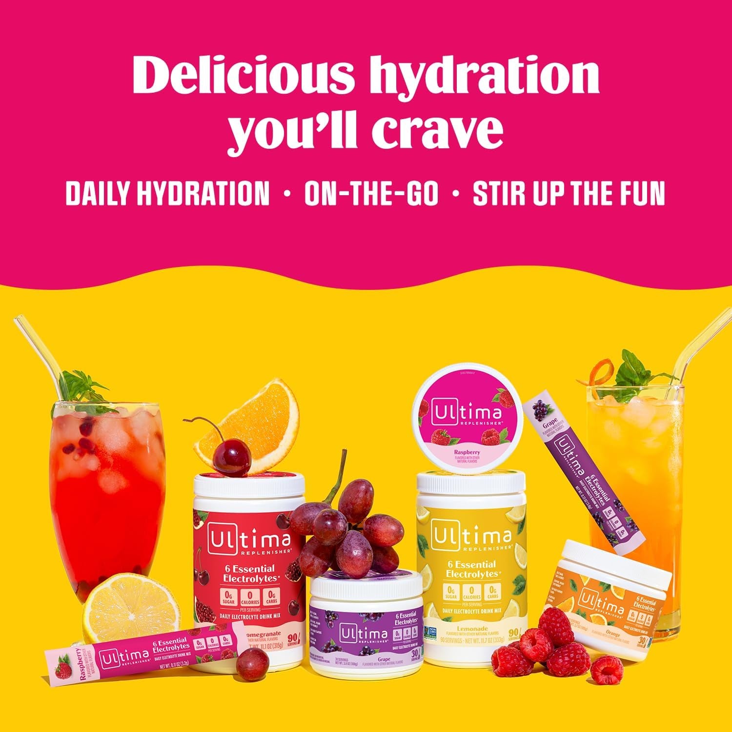 Ultima Replenisher Daily Electrolyte Powder Drink Mix