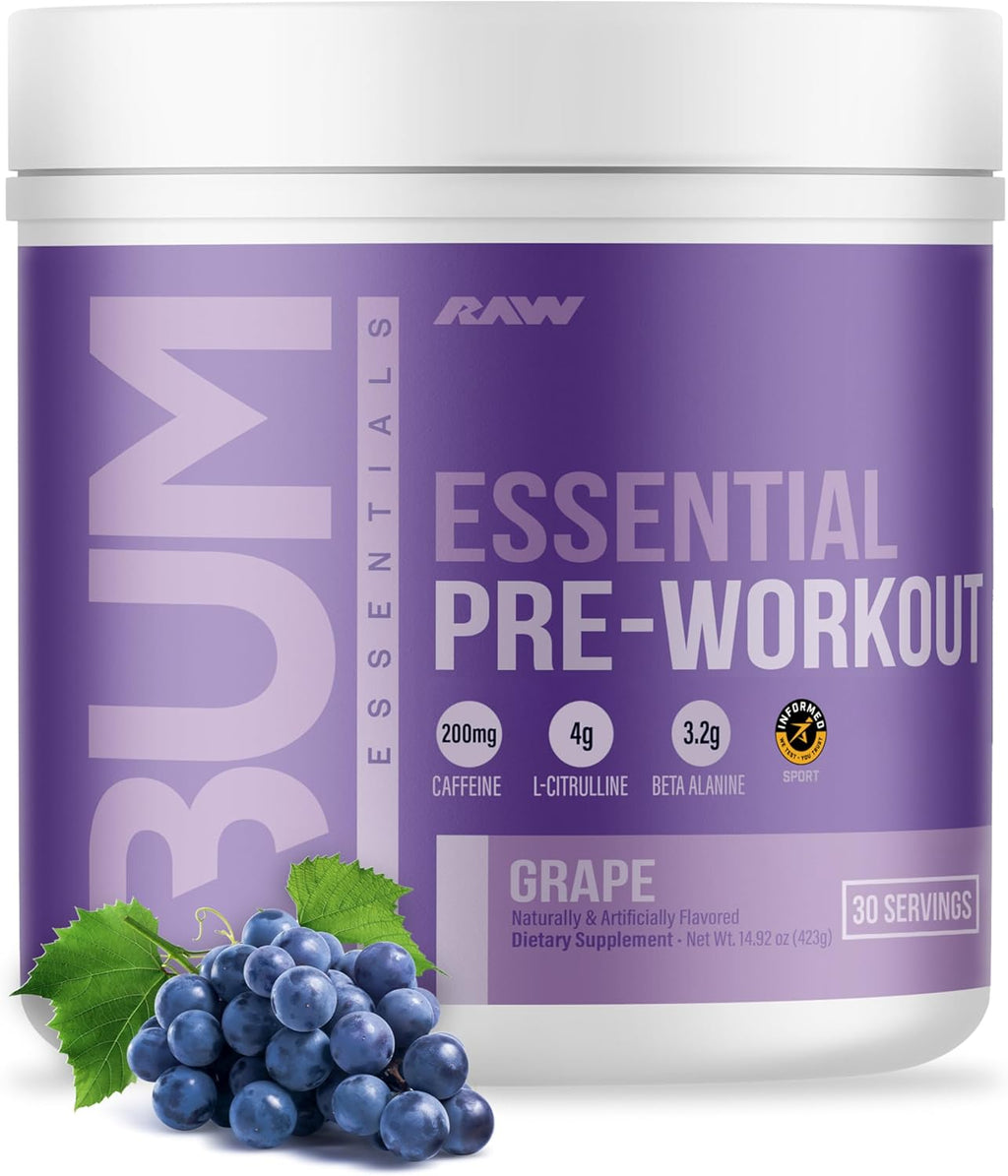 RAW Nutrition Pre Workout Powder
