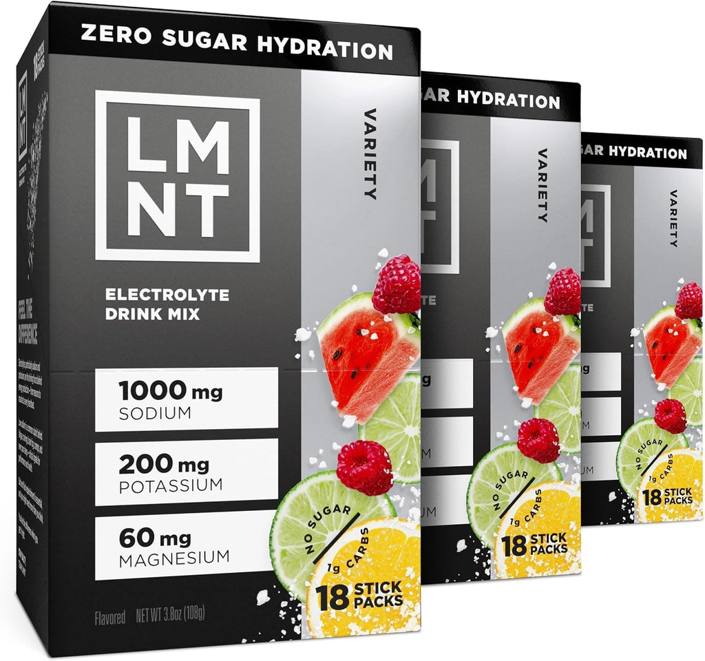 LMNT Zero Sugar Electrolyte Packets