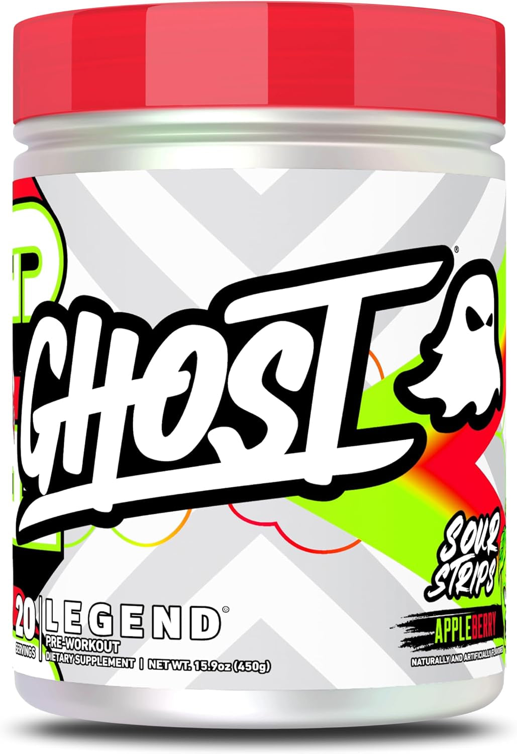 GHOST Legend Pre-Workout Powder, Sydney Cummings Mango Colada, 20 Servings