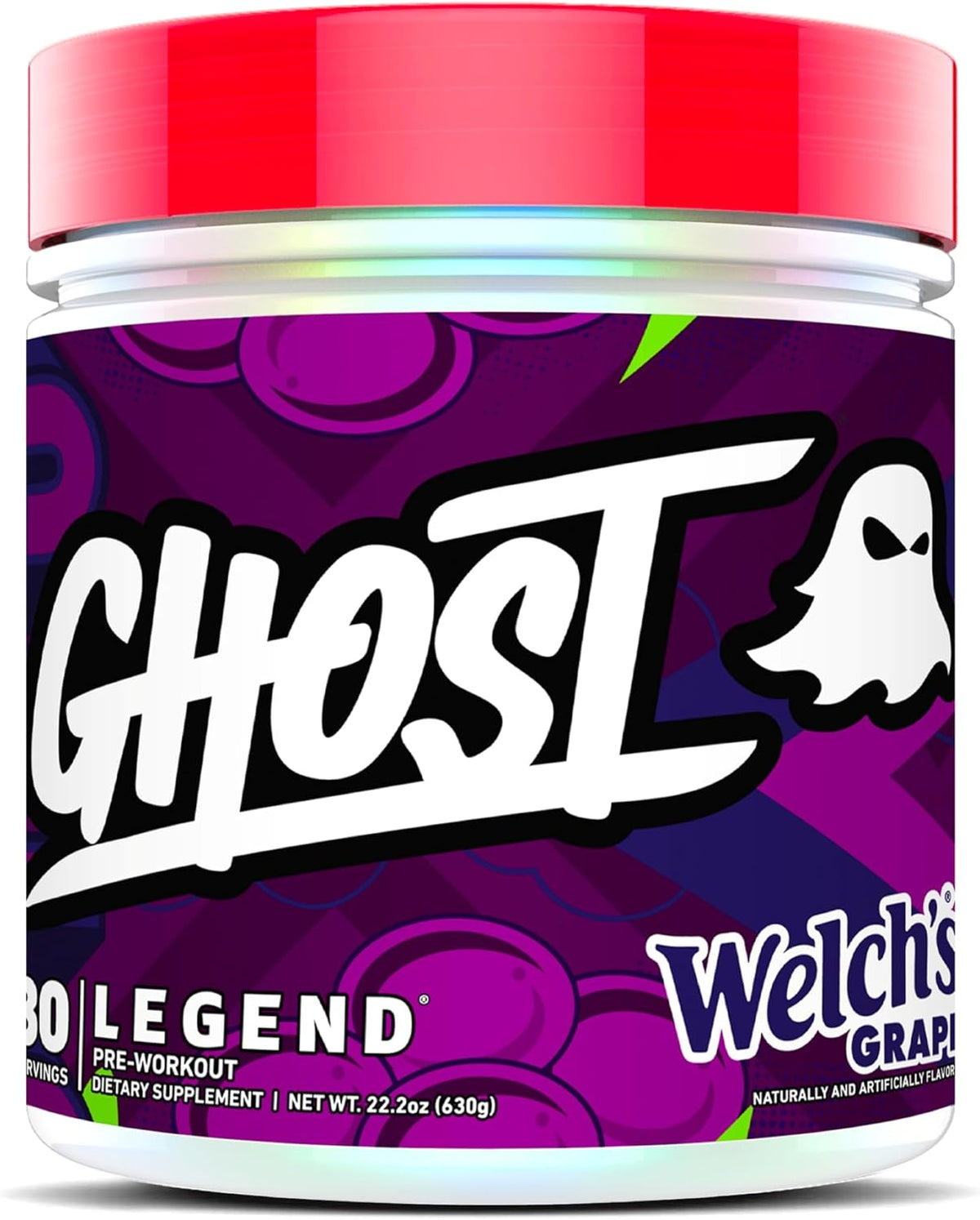 GHOST Legend Pre-Workout Powder, Sydney Cummings Mango Colada, 20 Servings