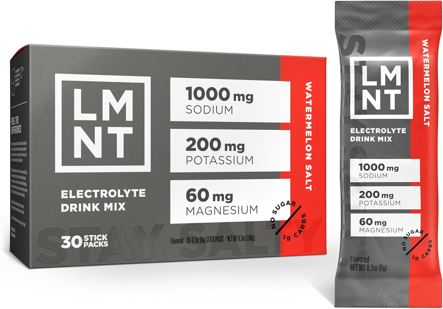 LMNT Zero Sugar Electrolyte Packets