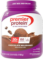 Premier Protein 30G High Protein Powder, 100% Whey, Vanilla, 17 Servings | No Added Sugar, Supports Muscle Health, Soy & Gluten-Free, 1.5 Lb