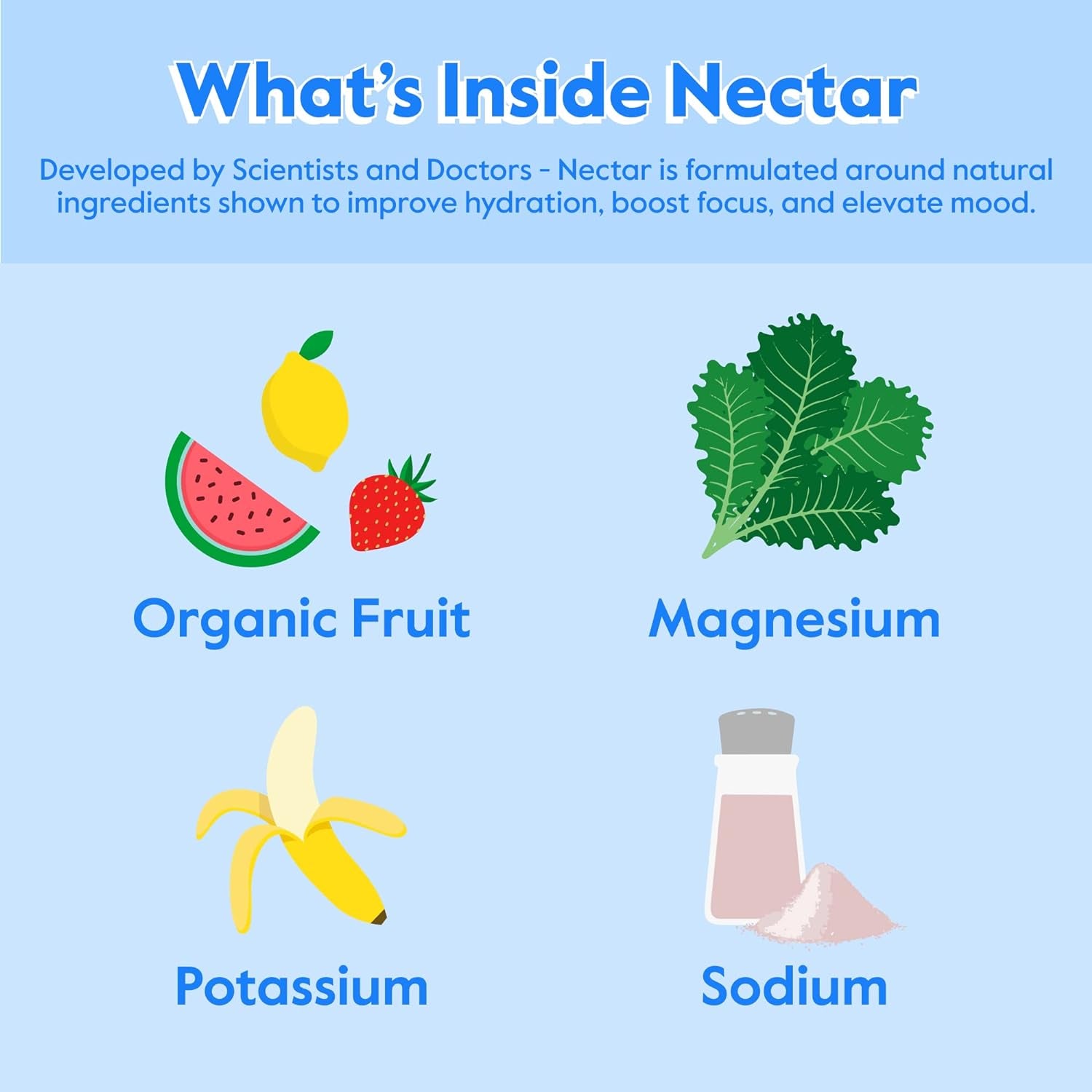 Nectar Hydration Electrolytes Powder Packets