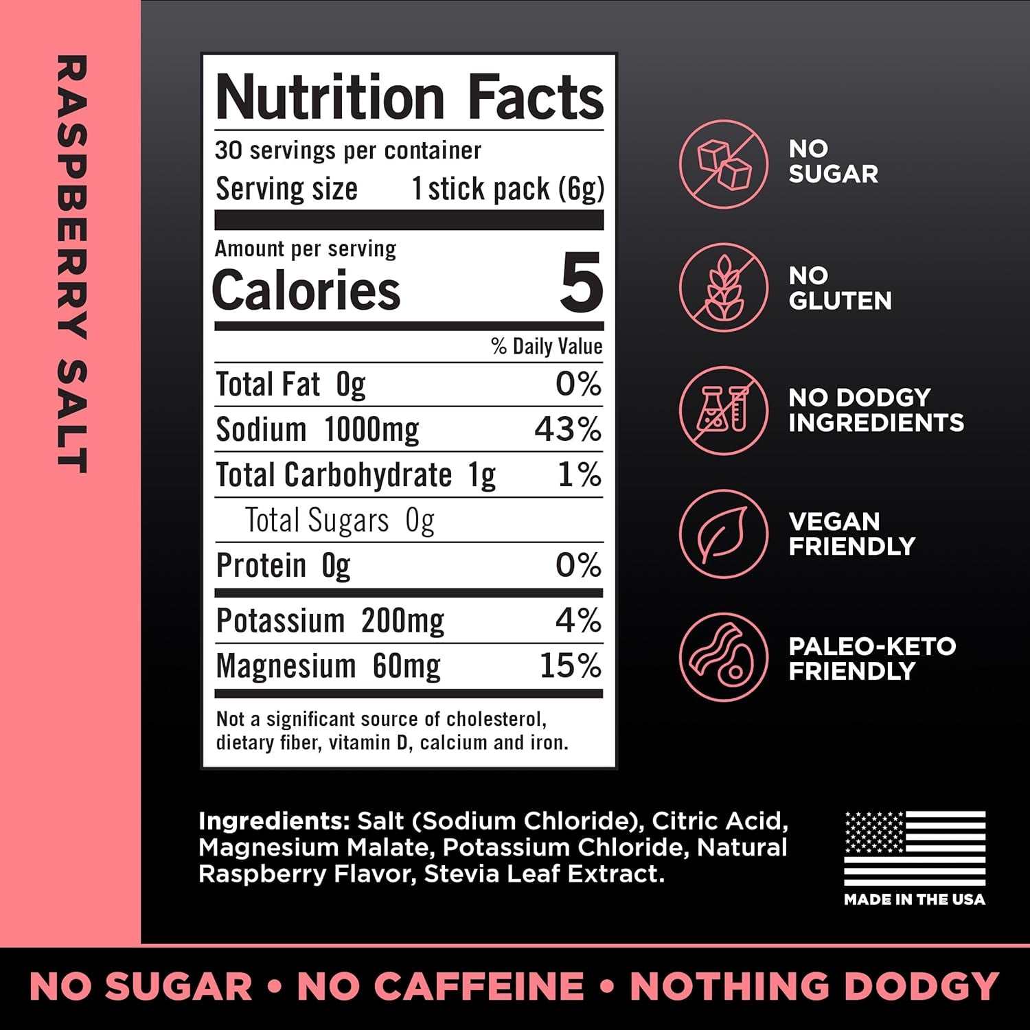 LMNT Zero Sugar Electrolyte Packets