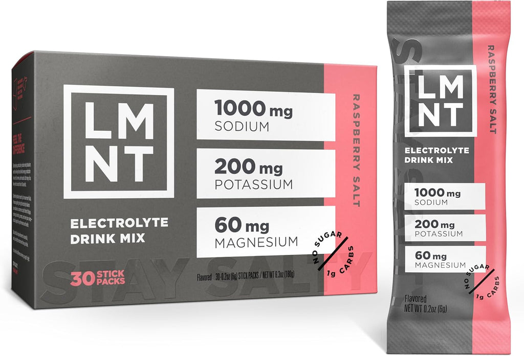LMNT Zero Sugar Electrolyte Packets