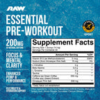RAW Nutrition Pre Workout Powder