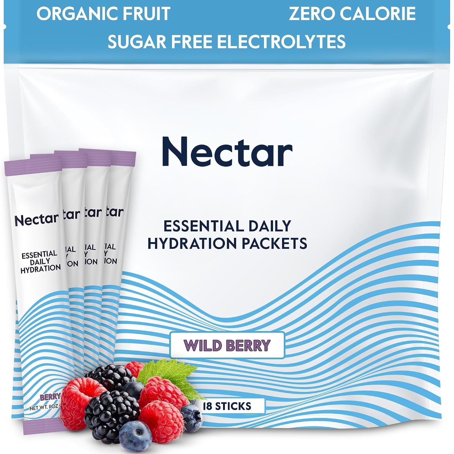 Nectar Hydration Electrolytes Powder Packets