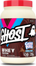 GHOST Whey Protein Powder, Chocolate Chip Cookies - 2.2LB, 25G of Protein | Whey Protein Isolate & Concentrate Blend - Post Workout Shake, Smoothies - Soy & Gluten-Free - 2.2LB Tub, 26 Servings