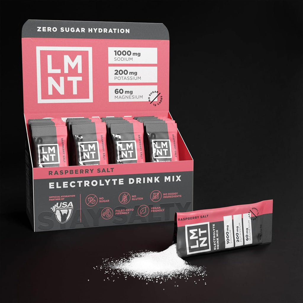 LMNT Zero Sugar Electrolyte Packets