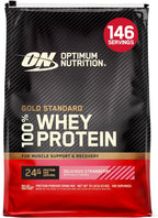 Optimum Nutrition Gold Standard 100% Whey Protein Powder, Vanilla Ice Cream, 2 Pound (Packaging May Vary) | 24G 100% Whey Protein per Serving, with Bcaas, Gluten Free, Banned Substance Tested, Easy Mixing, Muscle Support & Recovery