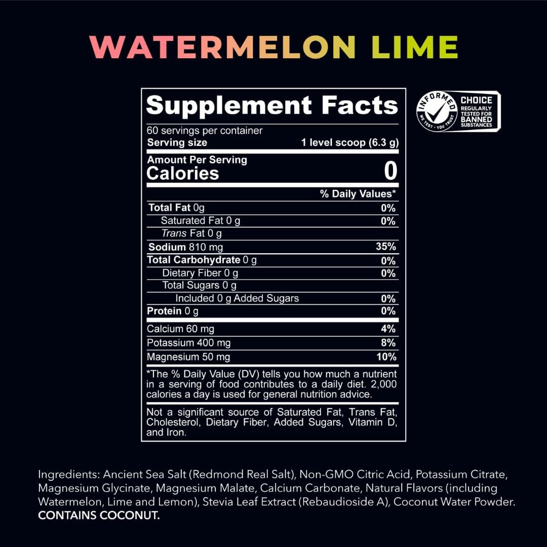 Redmond Re-Lyte Sugar Free Electrolyte Powder Drink Mix