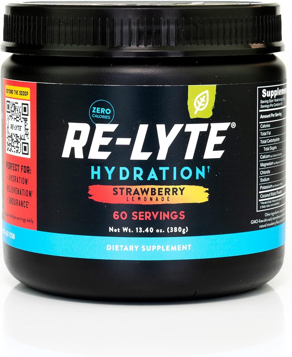 Redmond Re-Lyte Sugar Free Electrolyte Powder Drink Mix