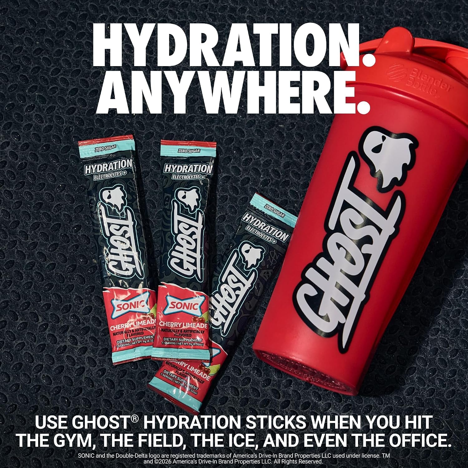 GHOST Hydration Electrolyte Powder Packets