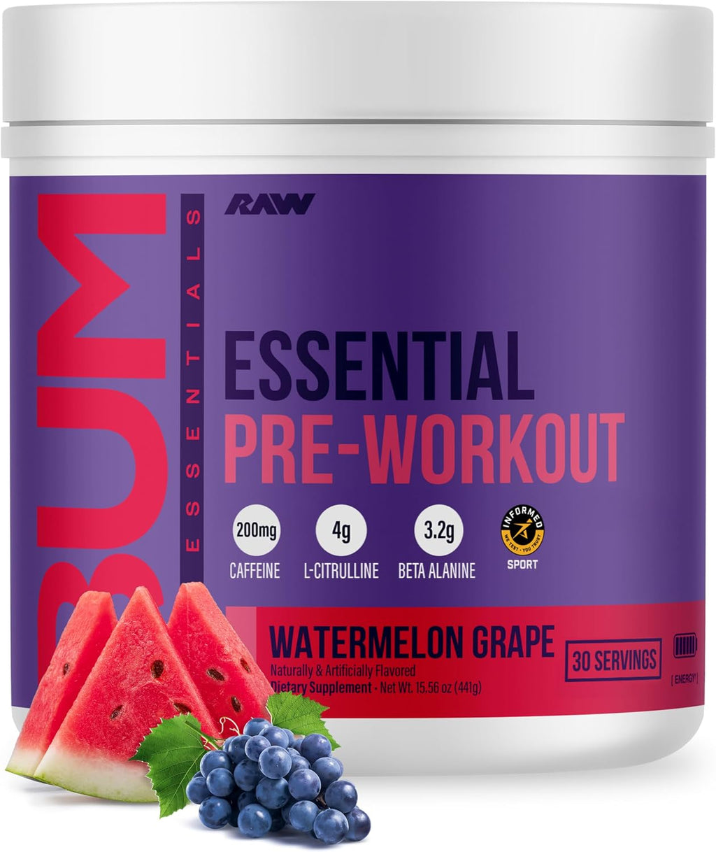 RAW Nutrition Pre Workout Powder