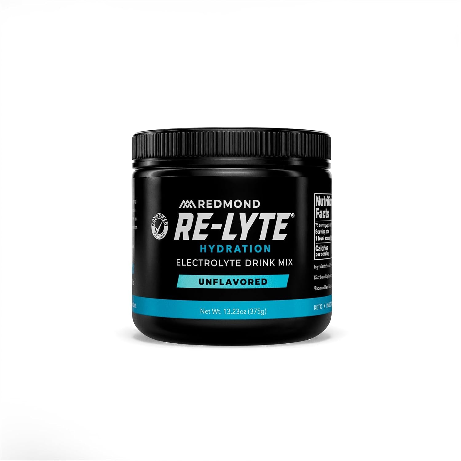 Redmond Re-Lyte Sugar Free Electrolyte Powder Drink Mix