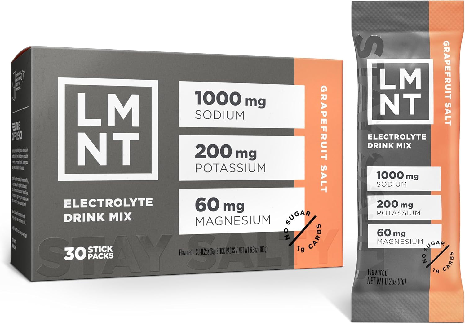 LMNT Zero Sugar Electrolyte Packets