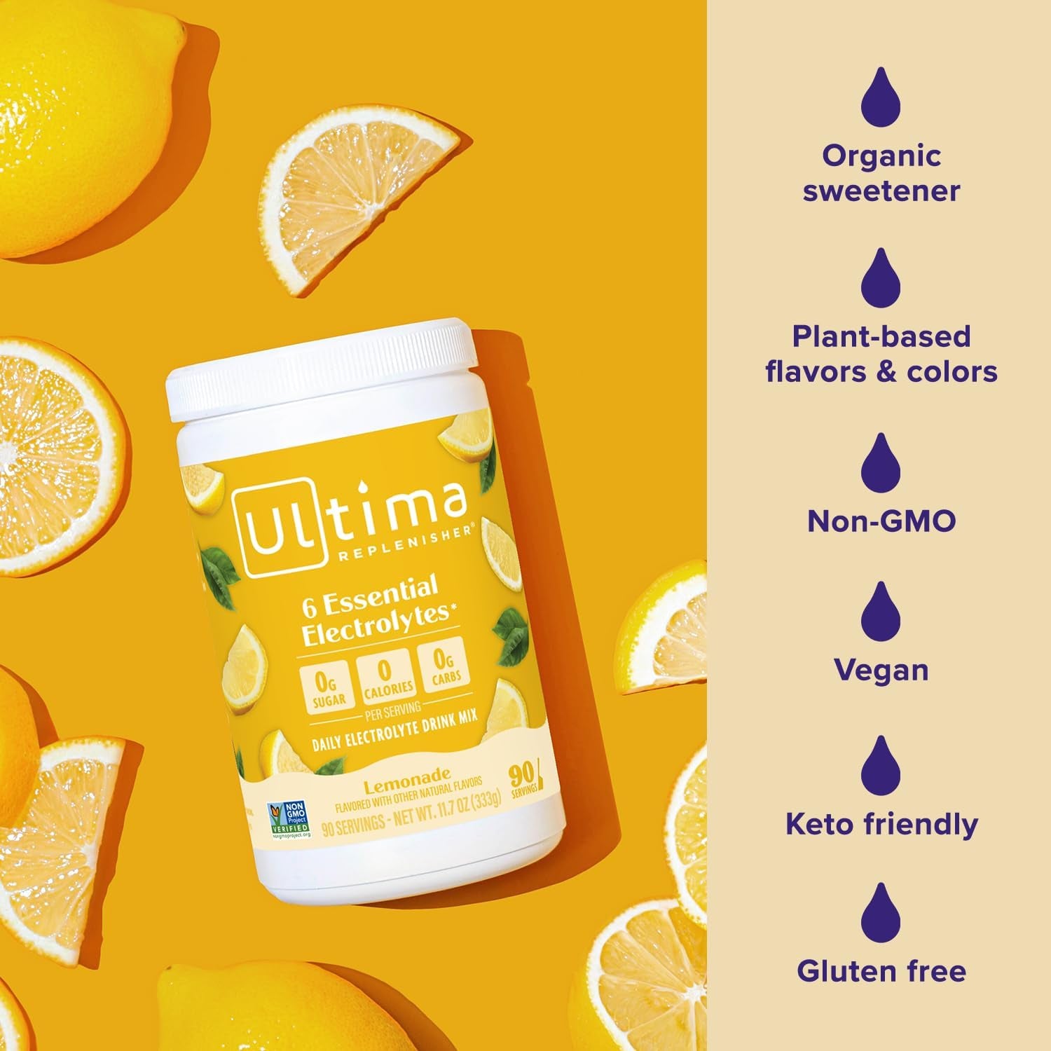 Ultima Replenisher Daily Electrolyte Powder Drink Mix